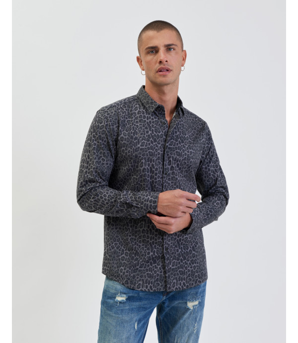 Camicia stampa animalier