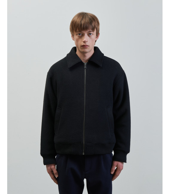 Bomber in lana cotta
