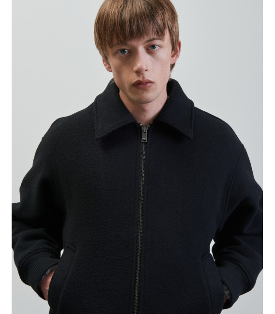 Bomber in lana cotta