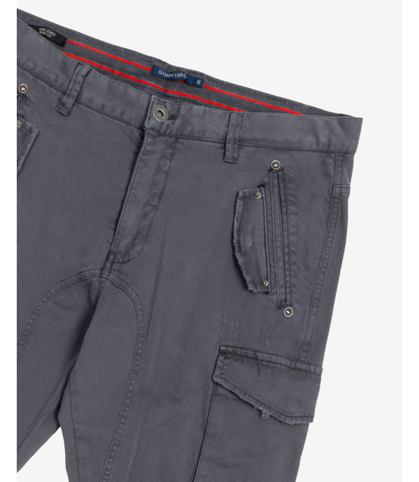 Slim fit cargo trousers