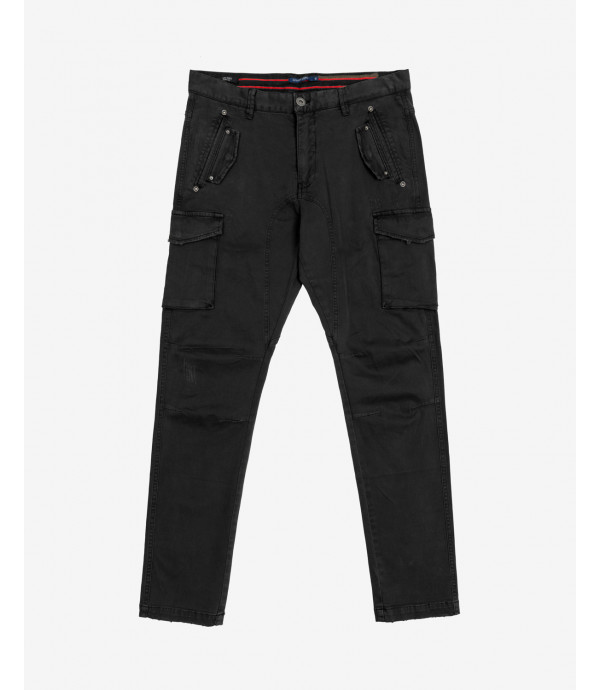 Slim fit cargo trousers
