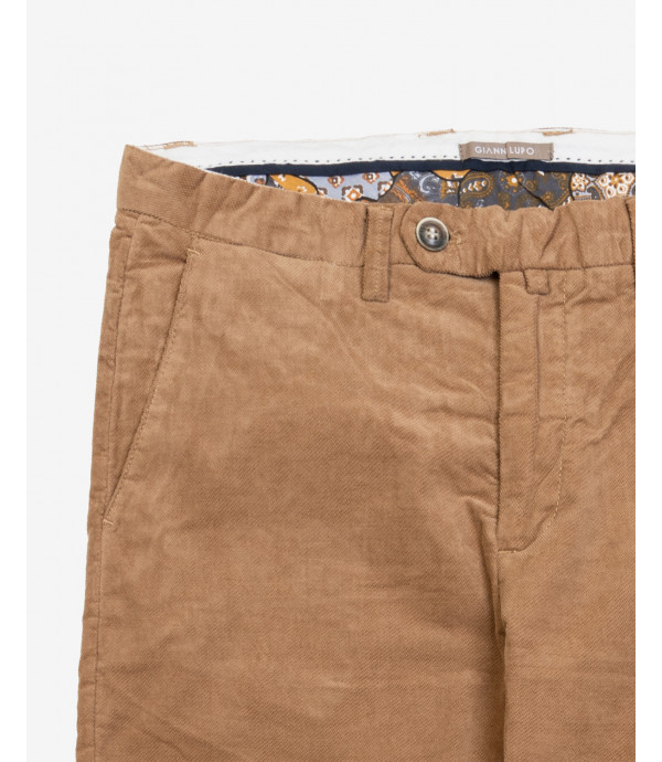 Smart trousers in textured cord