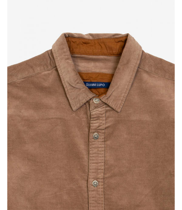 Camicia in velluto a coste