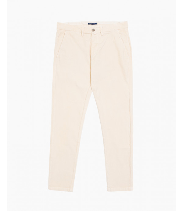Cord slim fit trousers