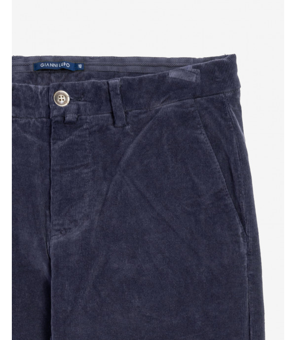 Cord slim fit trousers