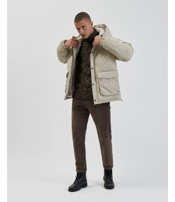 Cord slim fit trousers