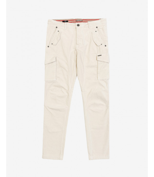 Regular fit cargo trousers in cord