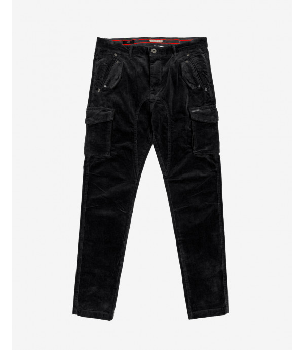 Regular fit cargo trousers in cord