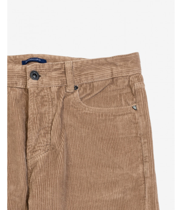 Cooper carroft fit trousers in cord with knee rip