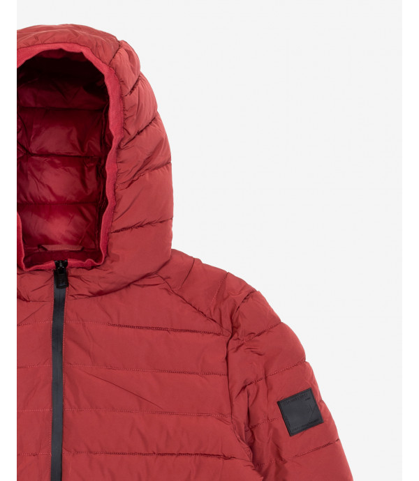 Hooded padded jacket