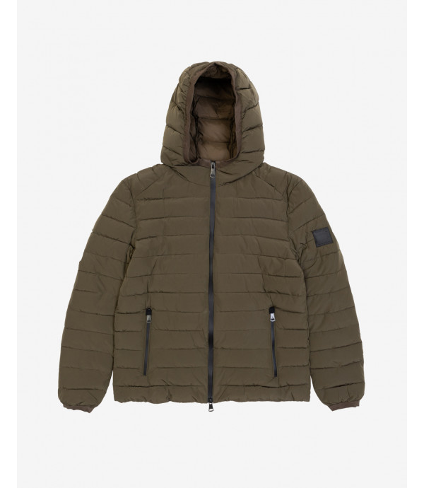 Hooded padded jacket
