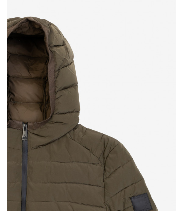 Hooded padded jacket