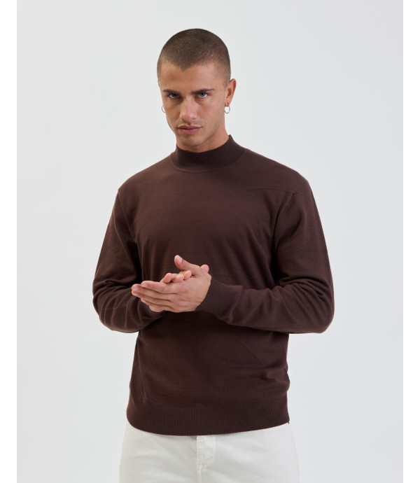 Mock turtleneck sweater