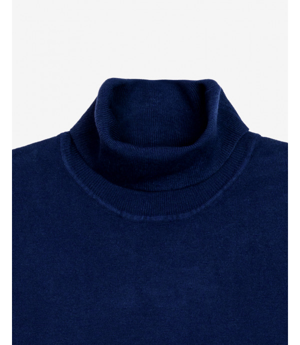 Brushed effect turtleneck swetaer