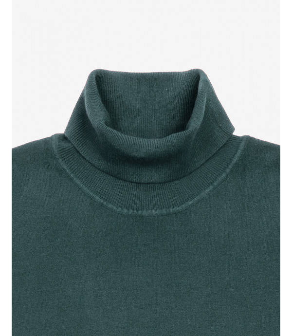 Brushed effect turtleneck swetaer