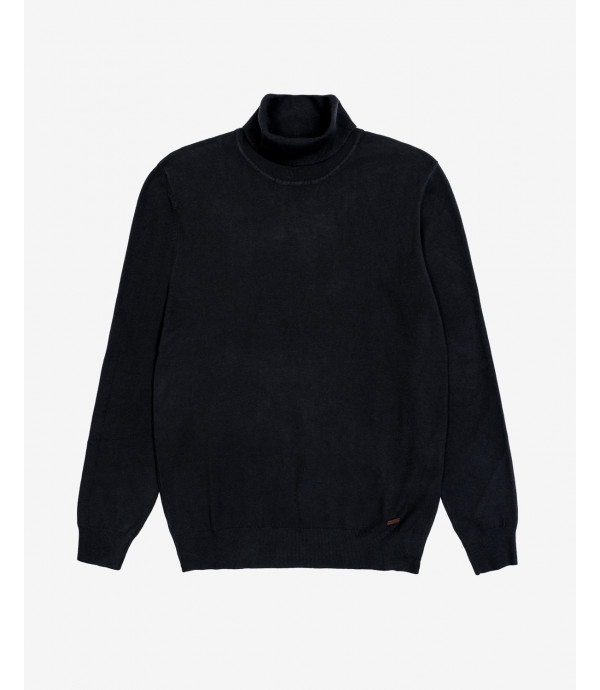 Brushed effect turtleneck swetaer