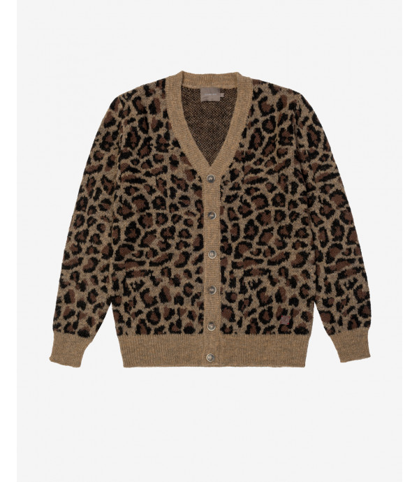 Animalier pattern cardigan