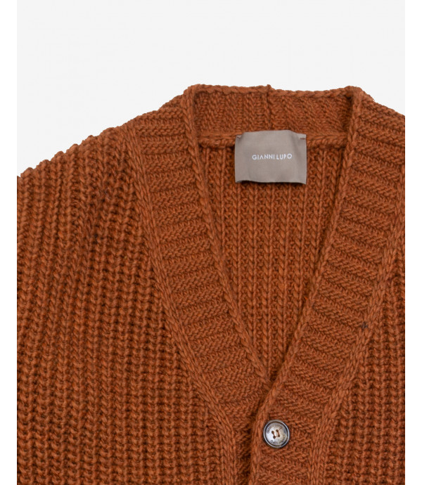 Ribbed cardigan