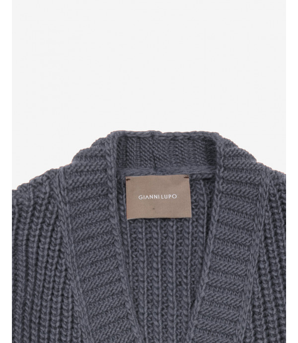 Ribbed cardigan