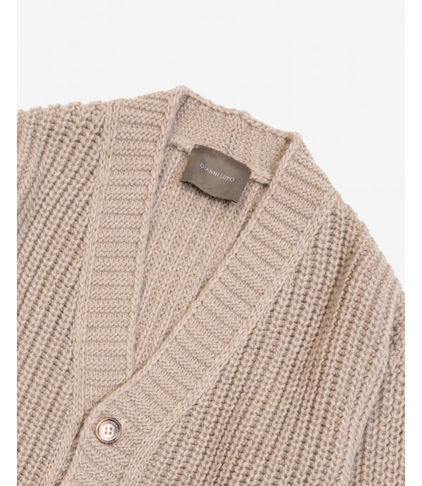 Ribbed cardigan
