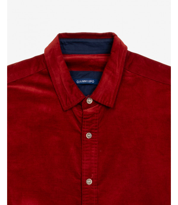 Camicia in velluto a coste