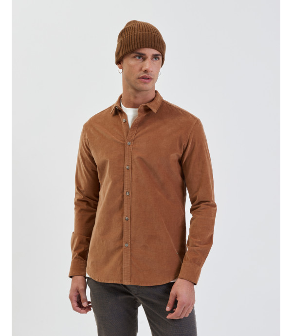 Camicia in velluto a coste