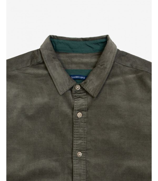 Camicia in velluto a coste