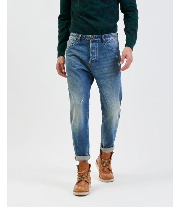 Grant carrot fit medium wash jeans