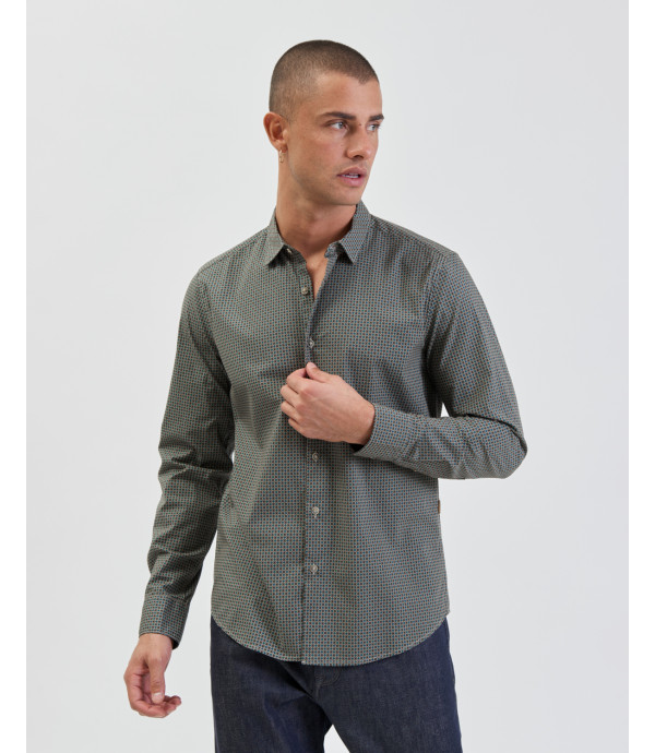 Camicia in fantasia geometrica