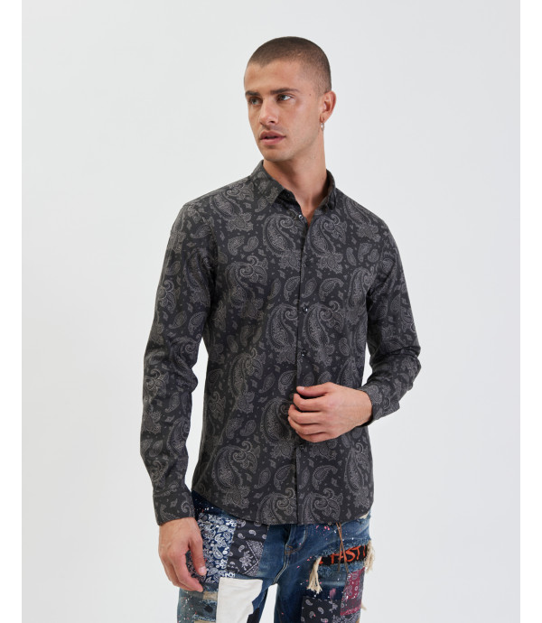 Camicia stampa cachemire