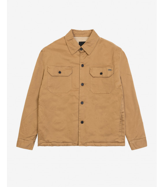 Giacca camicia imbottita con tasche
