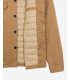 Giacca camicia imbottita con tasche