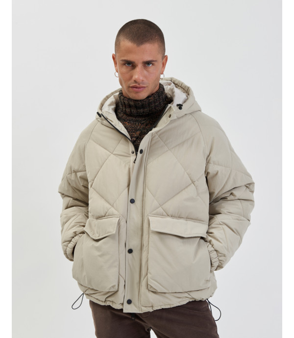 Quilted raglan jacket
