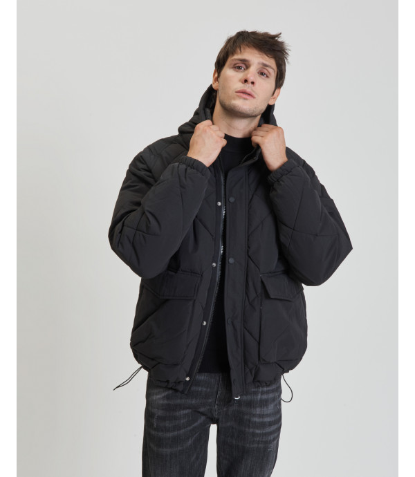Quilted raglan jacket