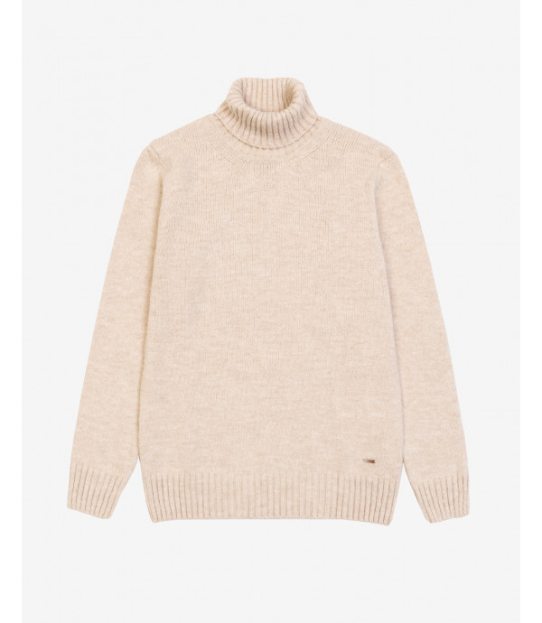 Alpaca blend turtleneck sweater