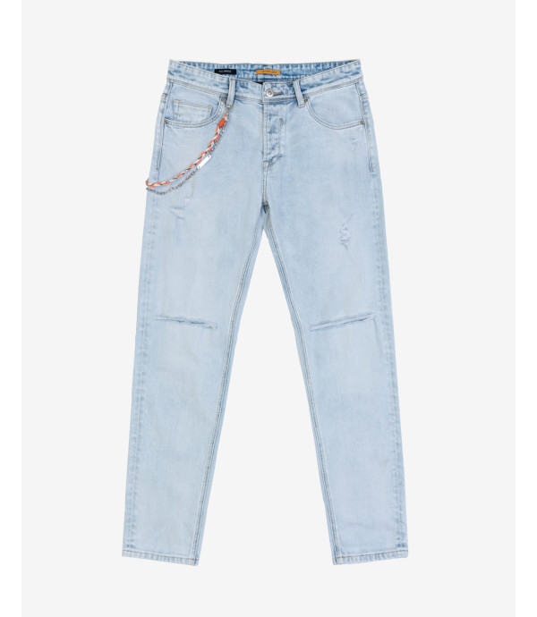 More about BRUCE regular fit jeans with knee rips