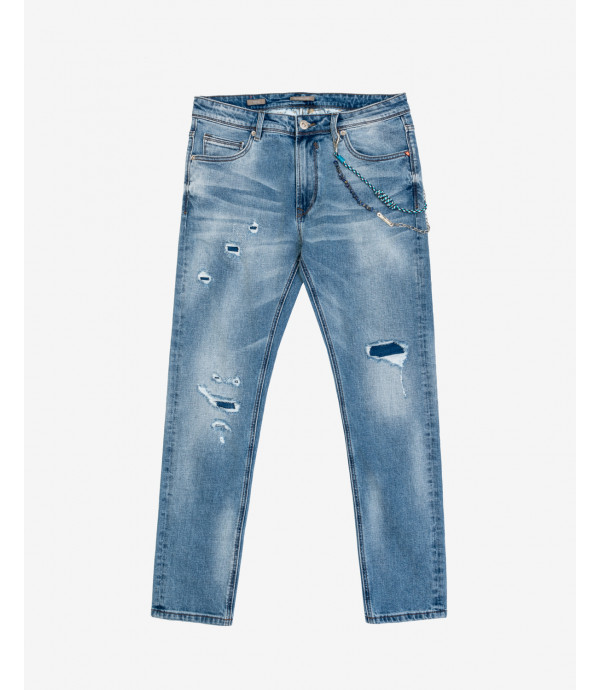 More about BRUCE regular fit jeans with rip&amp;repair