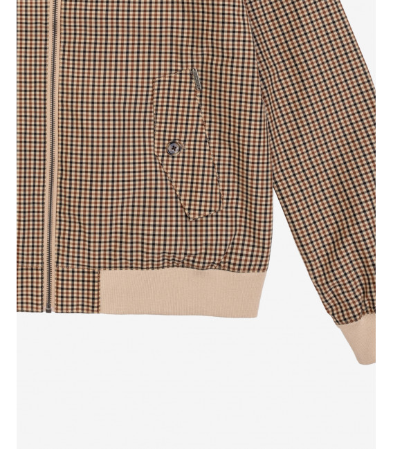 Bomber jacket in check