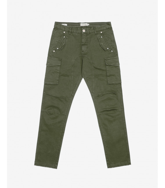 Slim fit cargo trousers