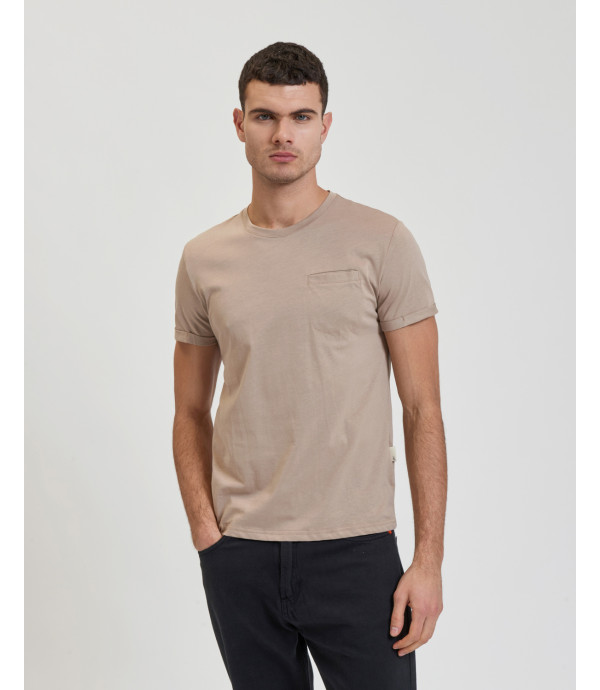 T-shirt with pocket extra fine cotton