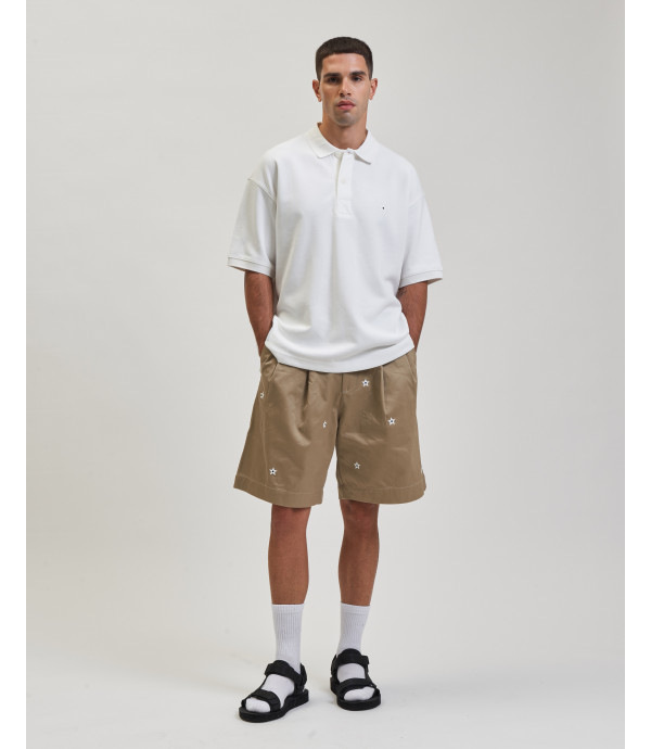 More about Oversize chinos shorts with embroideries