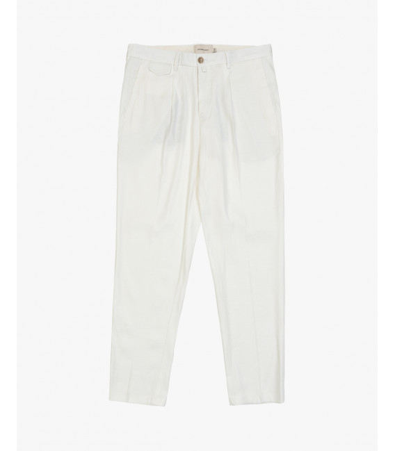 Relaxed fit trousers in linen