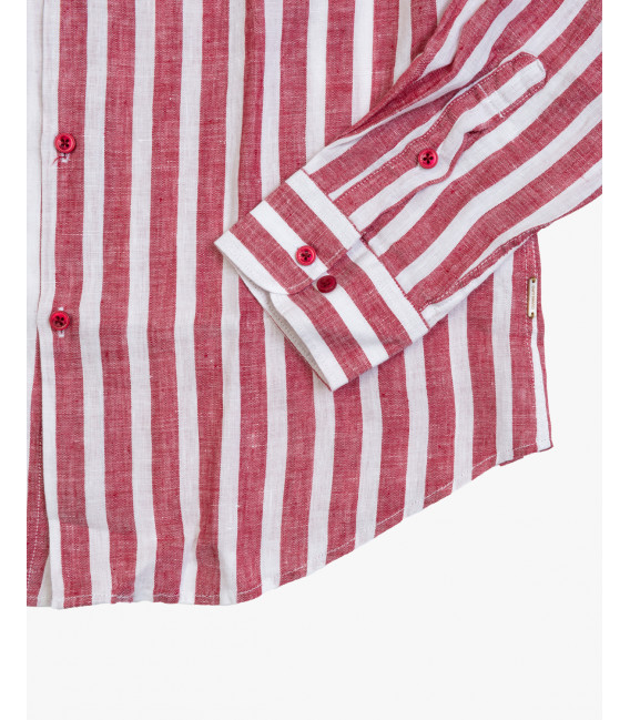 Striped linen shirt