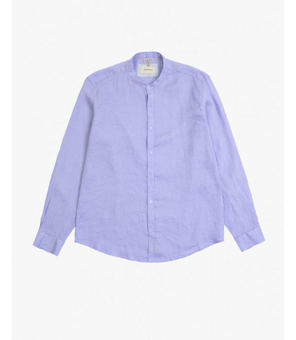 More about Mandarin collar linen shirt