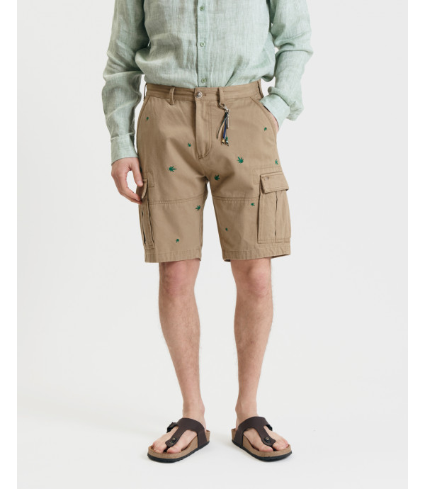 More about Cargo shorts with embroideries