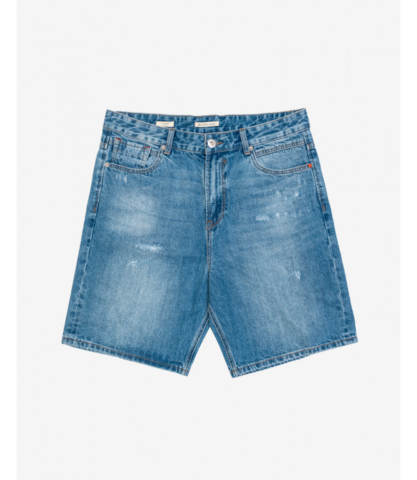 More about THOMAS oversize fit jeans shorts with scratches