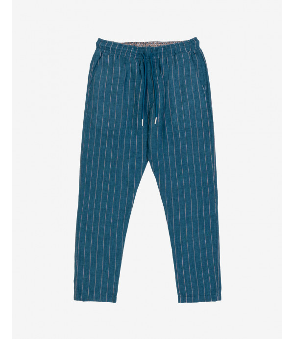 Di più su Pantaloni LEONARD regular fit in lino a righe