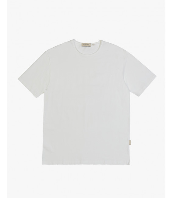 T-shirt con orli a taglio a vivo