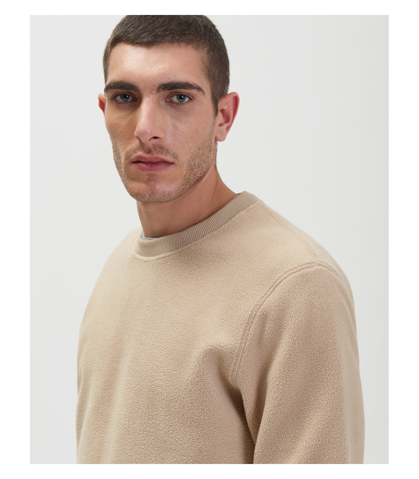 Crewneck teddy sweatshirt Gianni Lupo
