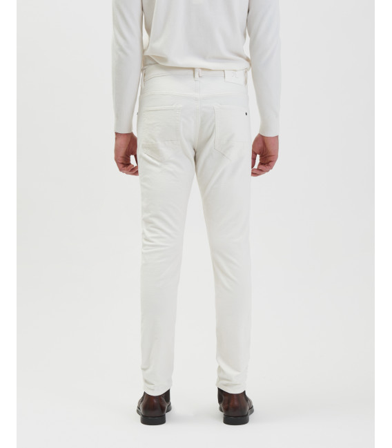 Chinos regular fit morbidi in velluto